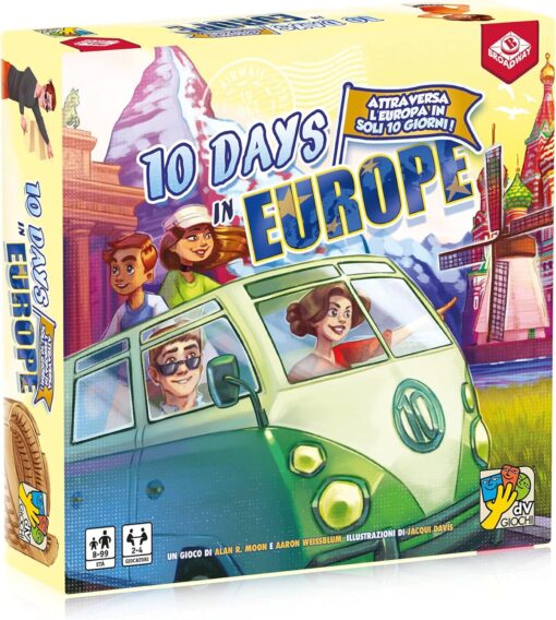 10 Giorni in Europa Giochi Da Tavolo DV Giochi