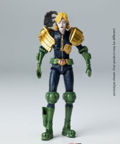 2000 Ad Exquisite Mini Action Figura 1/18 Judge Dredd Judge Anderson Hall Of Heroes 10 Cm Hiya Toys