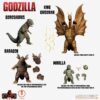 5 Points Xl Godzilla Destroy Monster S.2 Action Figura Mezco Toys