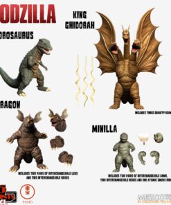 5 Points Xl Godzilla Destroy Monster S.2 Action Figura Mezco Toys