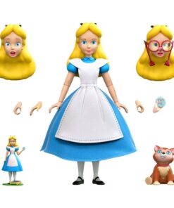 Alice In Wonderland Disney Ultimates Action Figura Alice 18 Cm Super7