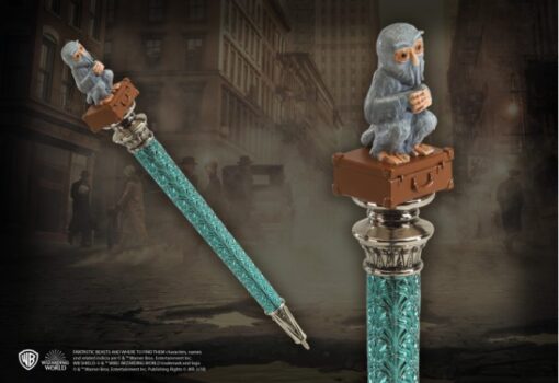 Animali Fantastici Penna Con Figura Demiguise In Cima Noble Collection