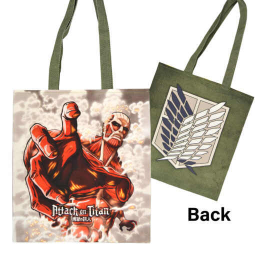 Aot Colossal Titan Borsa Portatutto Borsa Popbuddies