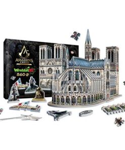 Assassin's Creed Unity Notre-Dame Parigi Puzzle 3D Wrebbit