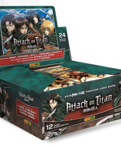 ATTACK ON TITAN CARD BOX 24 BUSTE ANIME MANGA - CARTE DA GIOCO/COLLEZIONE