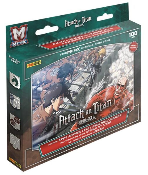 ATTACK ON TITAN CARD STARTER DECK ANIME MANGA - CARTE DA GIOCO/COLLEZIONE