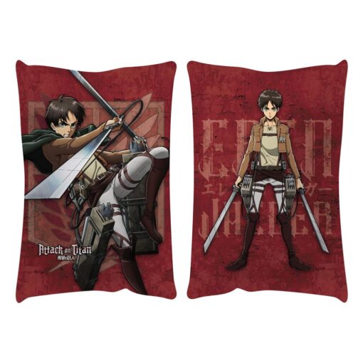 Attack On Titan Cuscino Eren Jaeger 50 X 35 Cm Popbuddies