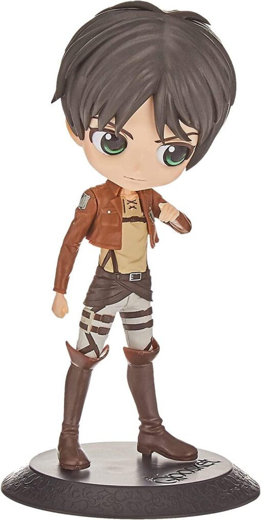 Attack On Titan Eren Yeager Ver.a Q Posket Figura 14cm Banpresto