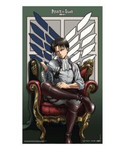 Attack On Titan Fabric Poster Levi 70 X 120 Cm POPbuddies