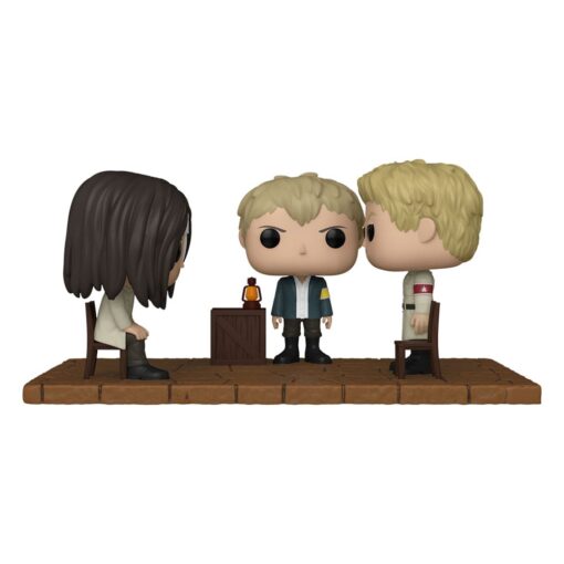 Attack On Titan Pop! Moment Vinile Figures Eren Meets Reiner 9 Cm Funko