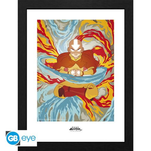 AVATAR - Framed print "Aang Avatar State" (30x40)