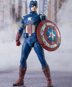 Avengers Assemble Figura Captain America Shf 15 cm Bandai