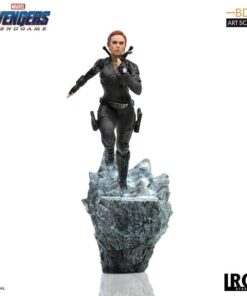 Avengers Endgame BDS Statua Figura Black Widow 21cm Iron Studio Scatola Rovinata