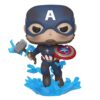 Avengers Endgame Funko Pop Vinile Figura Captain America Con Scudo Rotto 9 cm