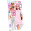 Barbie Cotone Telo Mare Bambino Licensing