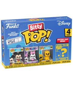 Bitty POP Disney - Mickey Mouse Minnie e Pluto e Personaggio a sorpresa Funko