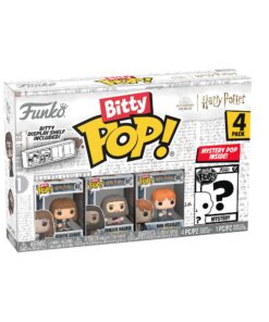 Bitty POP Harry Potter - Hermione Ron e Hagrid e Personaggio a sorpresa Funko