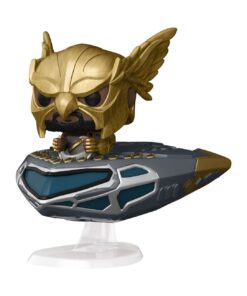 Black Adam Pop! Rides Super Deluxe Vinile Figura Hawkman In Cruiser 15 Cm Funko