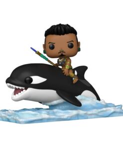 Black Panther: Wakanda Forever Pop! Rides Super Deluxe Vinile Figura Namor Con Orca 15 Cm Funko