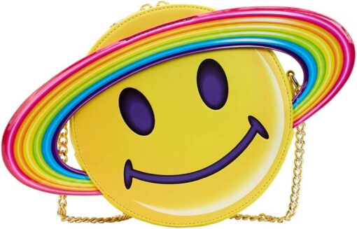 Borsa Lisa Frank con Anello Arcobaleno Saturno 24 x 22 x 9 cm Loungefly