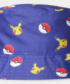 CAP BUCKET POKEMON PIKACHU & POKEBALL - ABBIGLIAMENTO