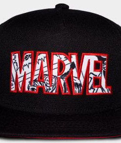 CAP MARVEL LOGO ROSSO NERO - GADGET