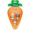 Carrot Pocket POP blister 3 figures Disney Princess Cinderella Tiana Bella Funko