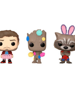 Carrot Pocket Pop Blister 3 Figures Marvel Guardiani Della Galassia Funko