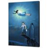 CASTLE IN THE SKY WOOD PANEL POSTER STUDIO GHIBLI