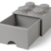 CONTENITORE LEGO BRICK 4 CASSETTO GRIGIO GADGET