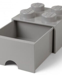 CONTENITORE LEGO BRICK 4 CASSETTO GRIGIO GADGET