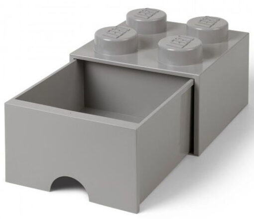 CONTENITORE LEGO BRICK 4 CASSETTO GRIGIO GADGET