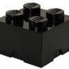 CONTENITORE LEGO BRICK 4 NERO GADGET