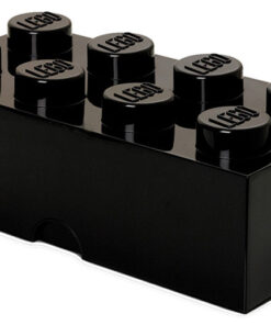 CONTENITORE LEGO BRICK 8 NERO GADGET