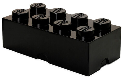 CONTENITORE LEGO BRICK 8 NERO GADGET