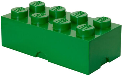 CONTENITORE LEGO BRICK 8 VERDE GADGET