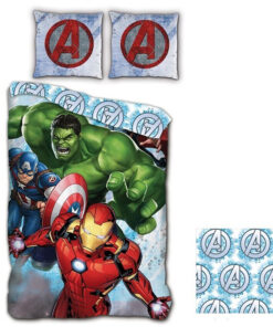 COPRIPIUMINO SINGOLO FLANELLA MARVEL AVENGERS - ACCESSORI