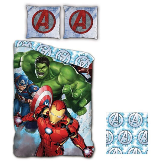 COPRIPIUMINO SINGOLO FLANELLA MARVEL AVENGERS - ACCESSORI