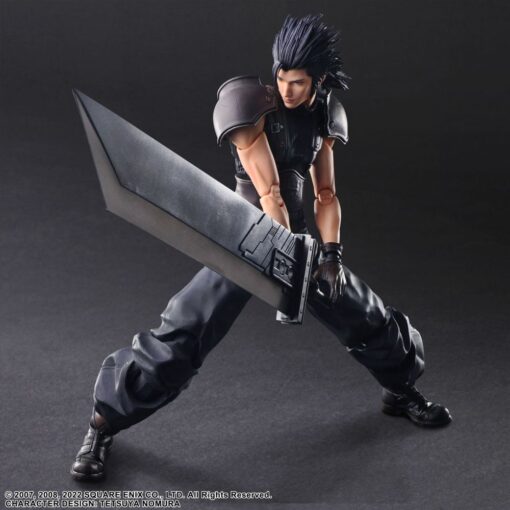 Crisis Core Ff7 Reun Zack 1st Class Pak Action Figura Square Enix