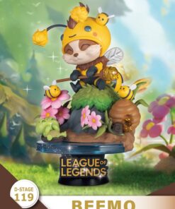 D-STAGE LEAGUE OF LEGENDS BEEMO+BZZZIGGS STATUA BEAST KINGDOM