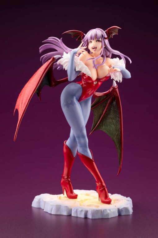 Darkstalkers Bishoujo Pvc Statua 1/7 Morrigan Edizione Limitata 23 Cm Kotobukiya