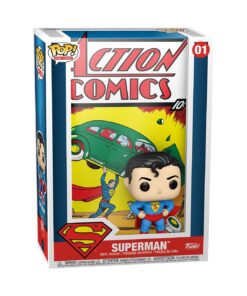 DC Action Comics Funko POP Comic Cover Vinile Figura Superman 9 cm