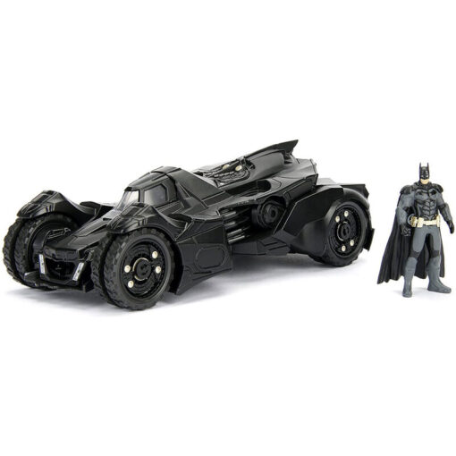 Dc Comics Arkham Knight Batmovil Metal Car + Figura Set Jada Toys