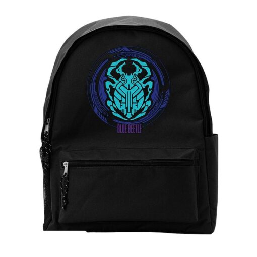 Dc Comics - Backapck Black - "blue Beetle Logo"