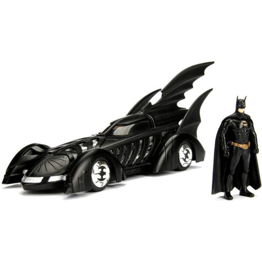 Dc Comics Batman Forever Batmovil Metal Car + Figura Set Jada Toys