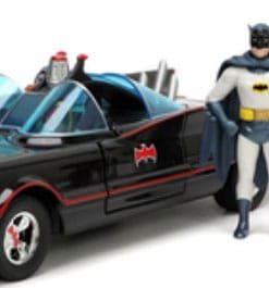 DC Comics Diecast Model 1/24 Batman 1966 Classic Batmobile Deluxe Jada Toys