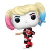 Dc Comics: Harley Quinn Takeover Pop! Heroes Vinile Figura Harley Con Bat 9 Cm Funko