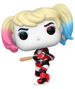 Dc Comics: Harley Quinn Takeover Pop! Heroes Vinile Figura Harley Con Bat 9 Cm Funko