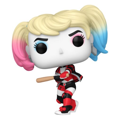 Dc Comics: Harley Quinn Takeover Pop! Heroes Vinile Figura Harley Con Bat 9 Cm Funko