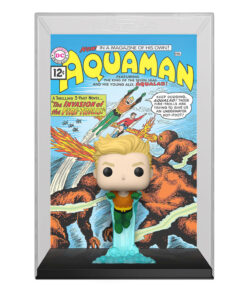 Dc Comics Pop! Comic Cover Vinile Figura Aquaman 9 Cm Funko